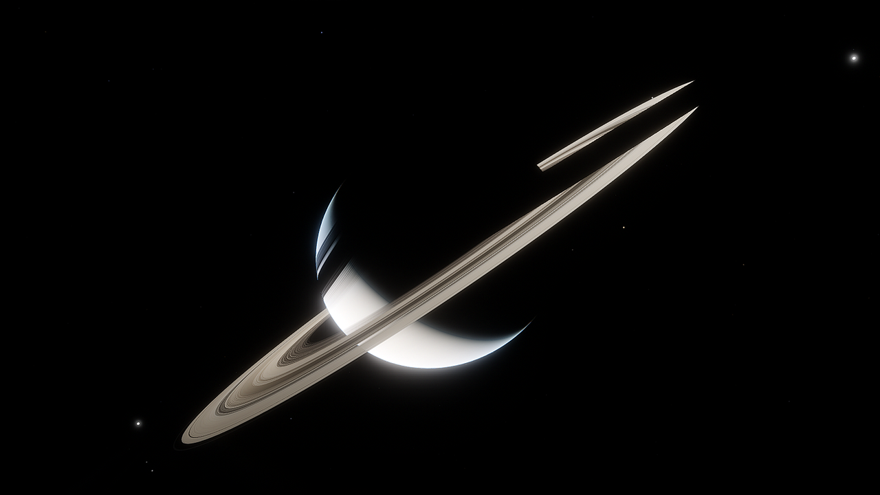 1280x720 Download Planet Saturn Astronomy. Royalty Free Stock Illustration Image