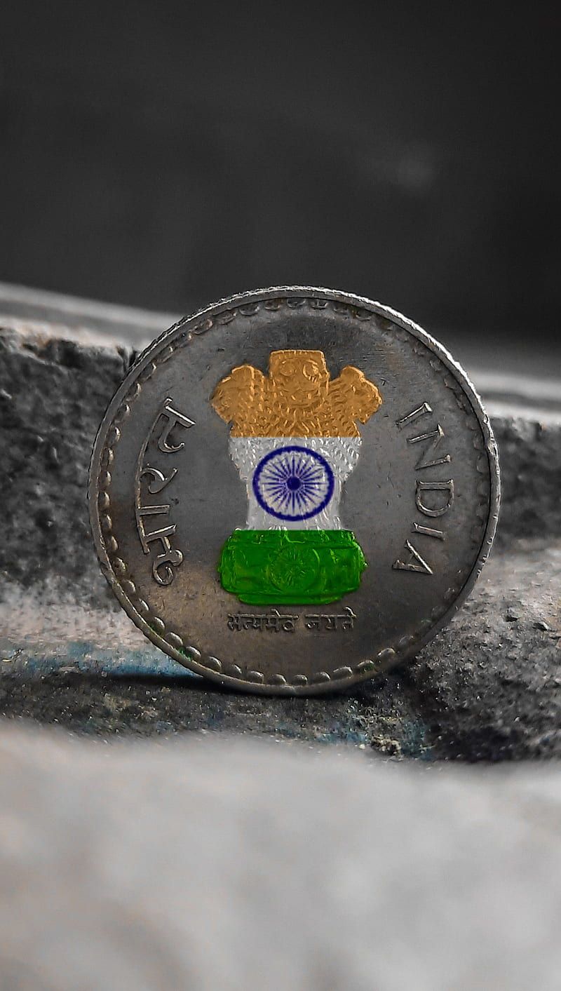 800x1413 HD india coin wallpaper