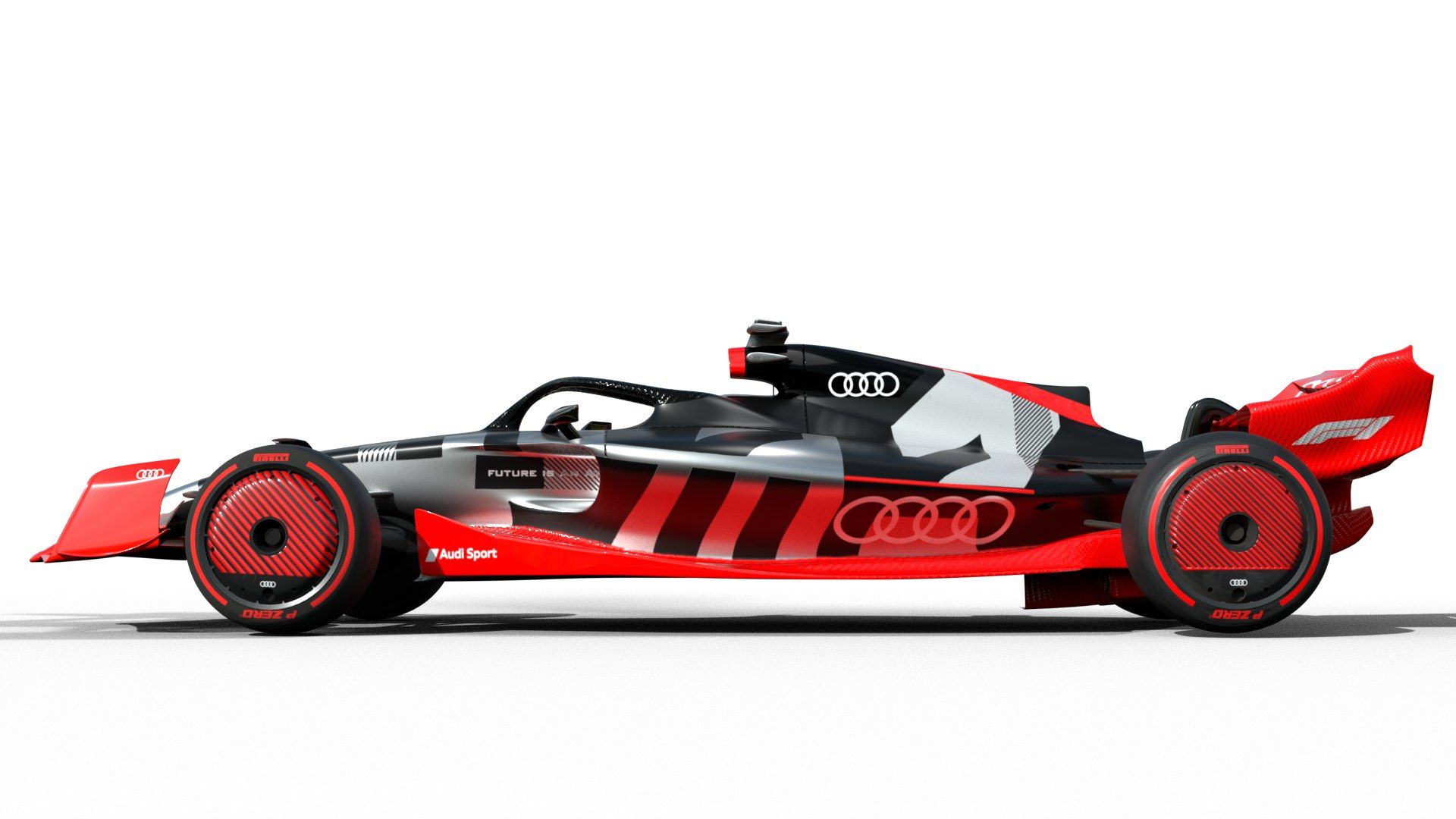 1920x1080 Audi F1 3D Model
