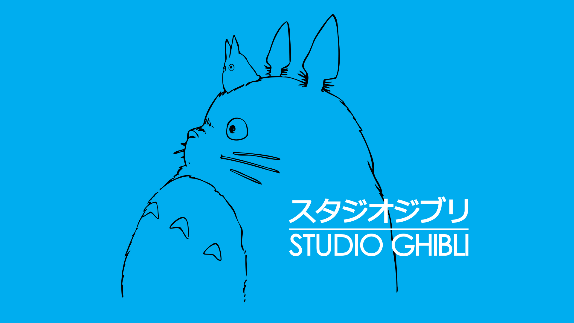1920x1080 Studio Ghibli Wallpaper 4K, Totoro, 5K, 8K, Blue aesthetic