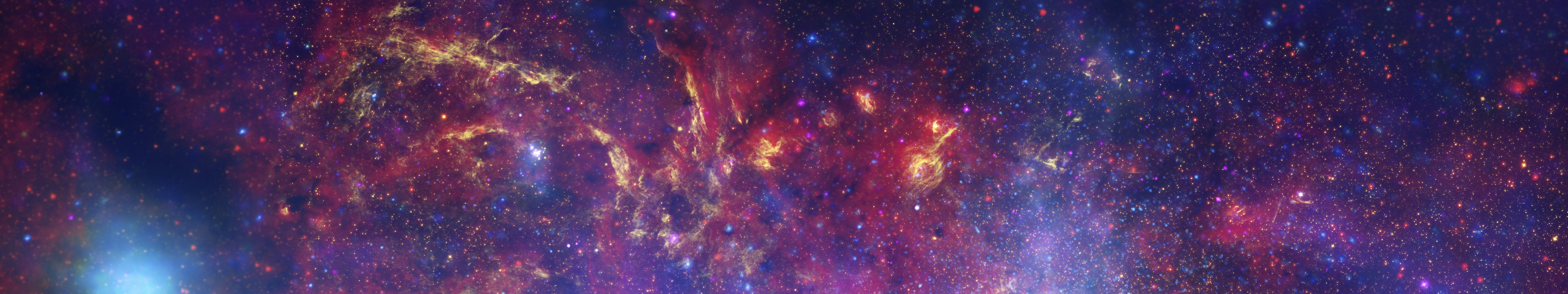 5760x1080 triple, Monitor, Multi, Screen, Multiple, Space, Espace, Etoiles, Stars Wallpaper HD / Desktop and Mobile Background