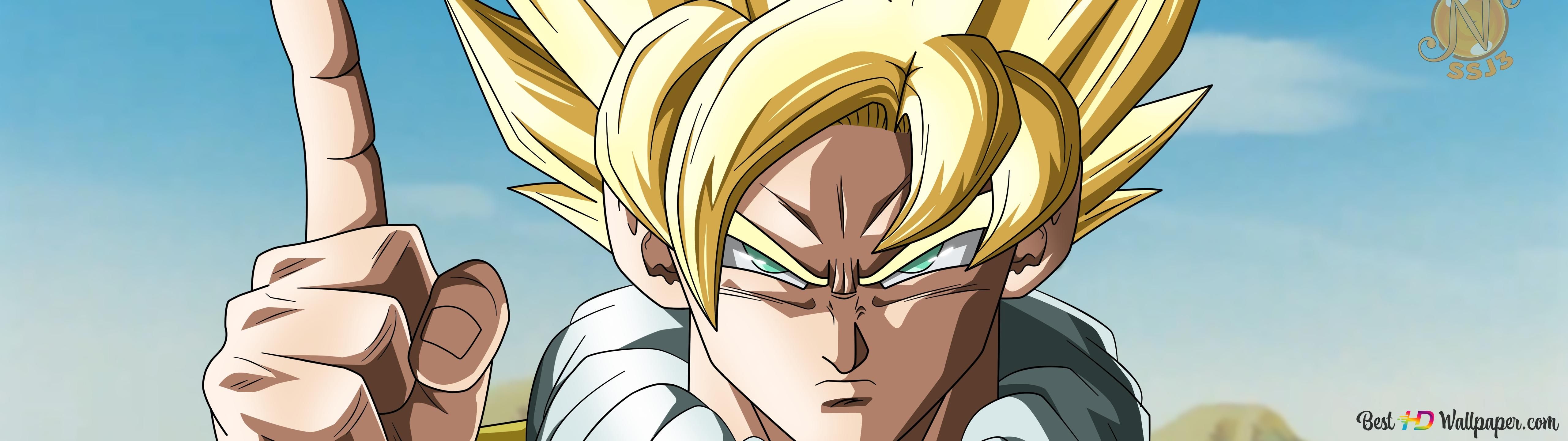 5120x1440 Goku Yardrat 6K wallpaper download