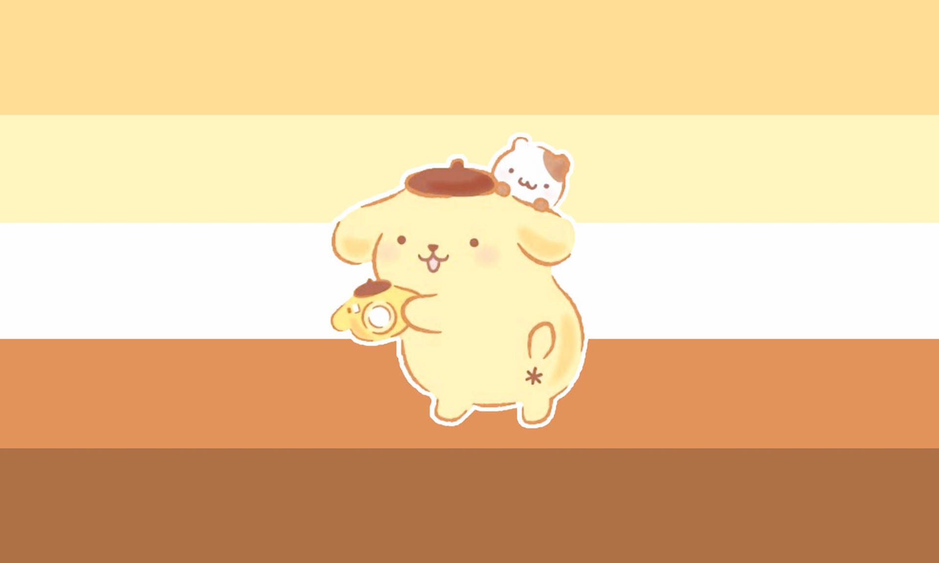 1920x1152 Pompompurin Background