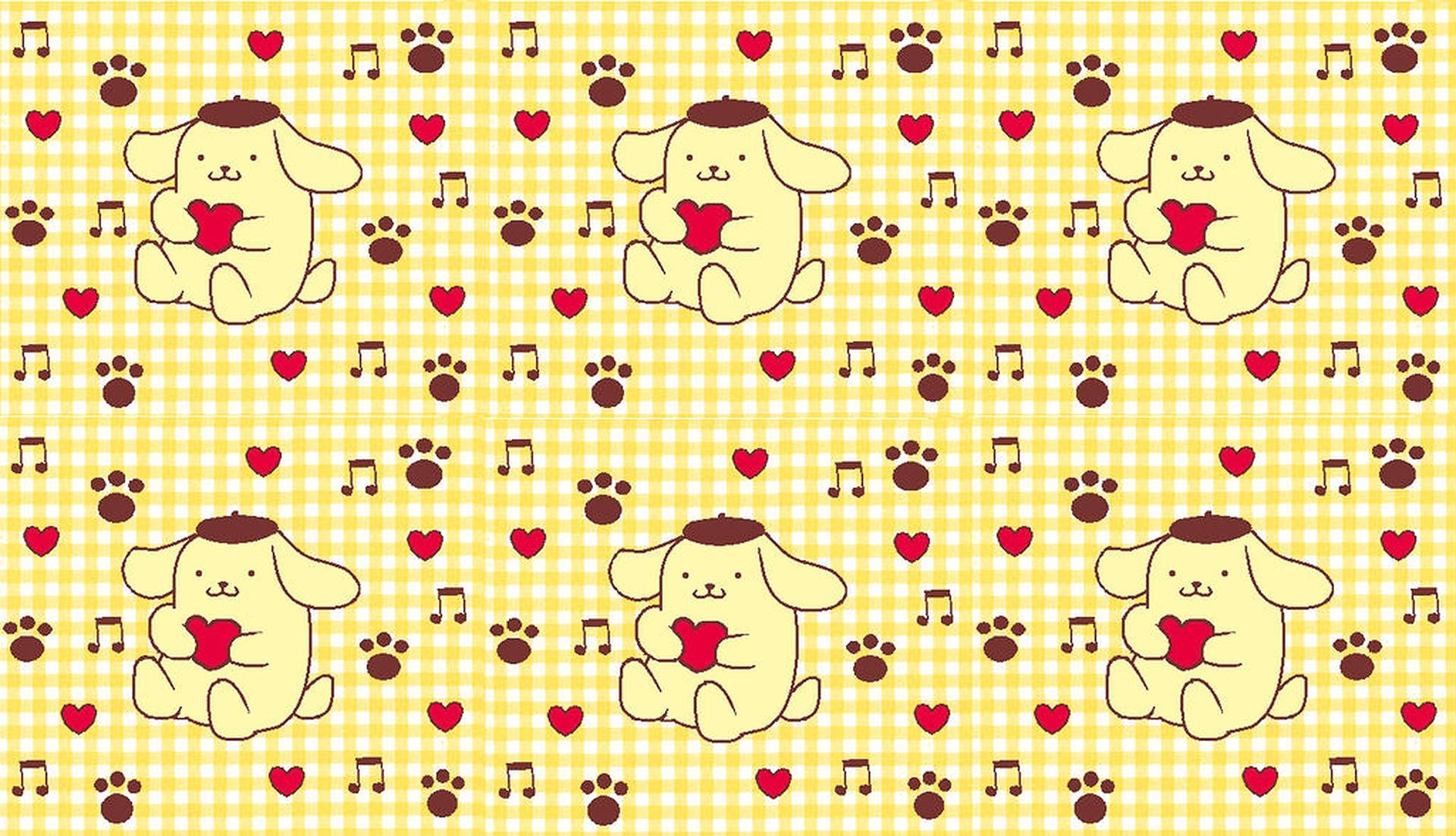 1920x1103 Pompompurin Wallpaper