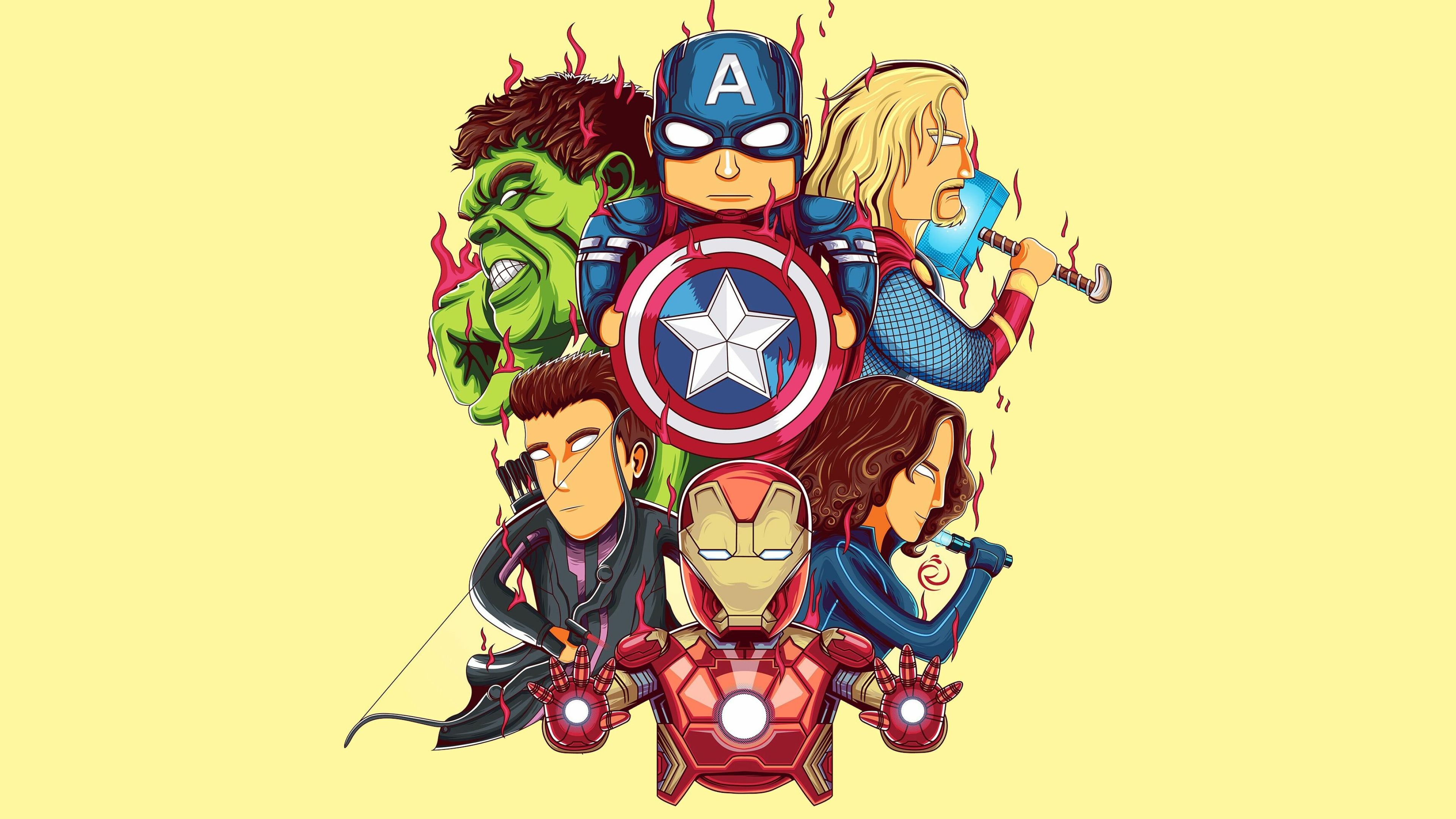 3840x2160 Avengers Wallpaper