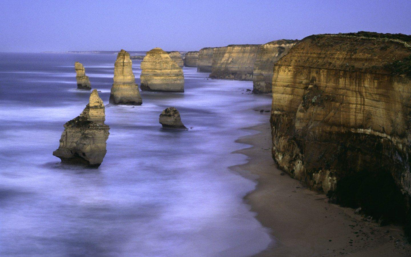 1440x900 Australia, Twelve Apostles at Dawn 1440x900 NO.6 Desktop Wallpaper