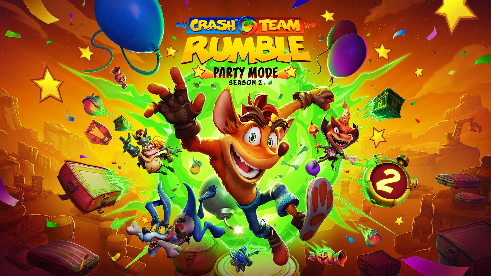 1920x1080 Crash Team Rumble: Breaking Down All the New Activities in Season 2's Party Mode