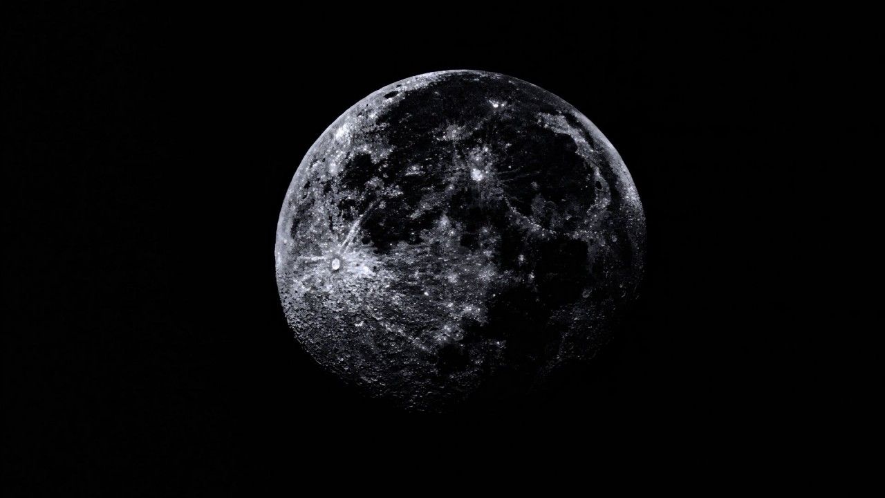 1280x720 moon planet space black wallpaper dark sky background HD space Wallpaper