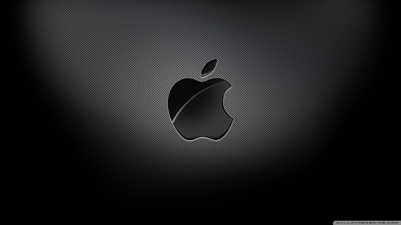 1280x720 Apple Black Background 4K UHD Wallpaper for UltraHD Desktop and TV : Dual Monitor : Smartphone and Tablet Devices
