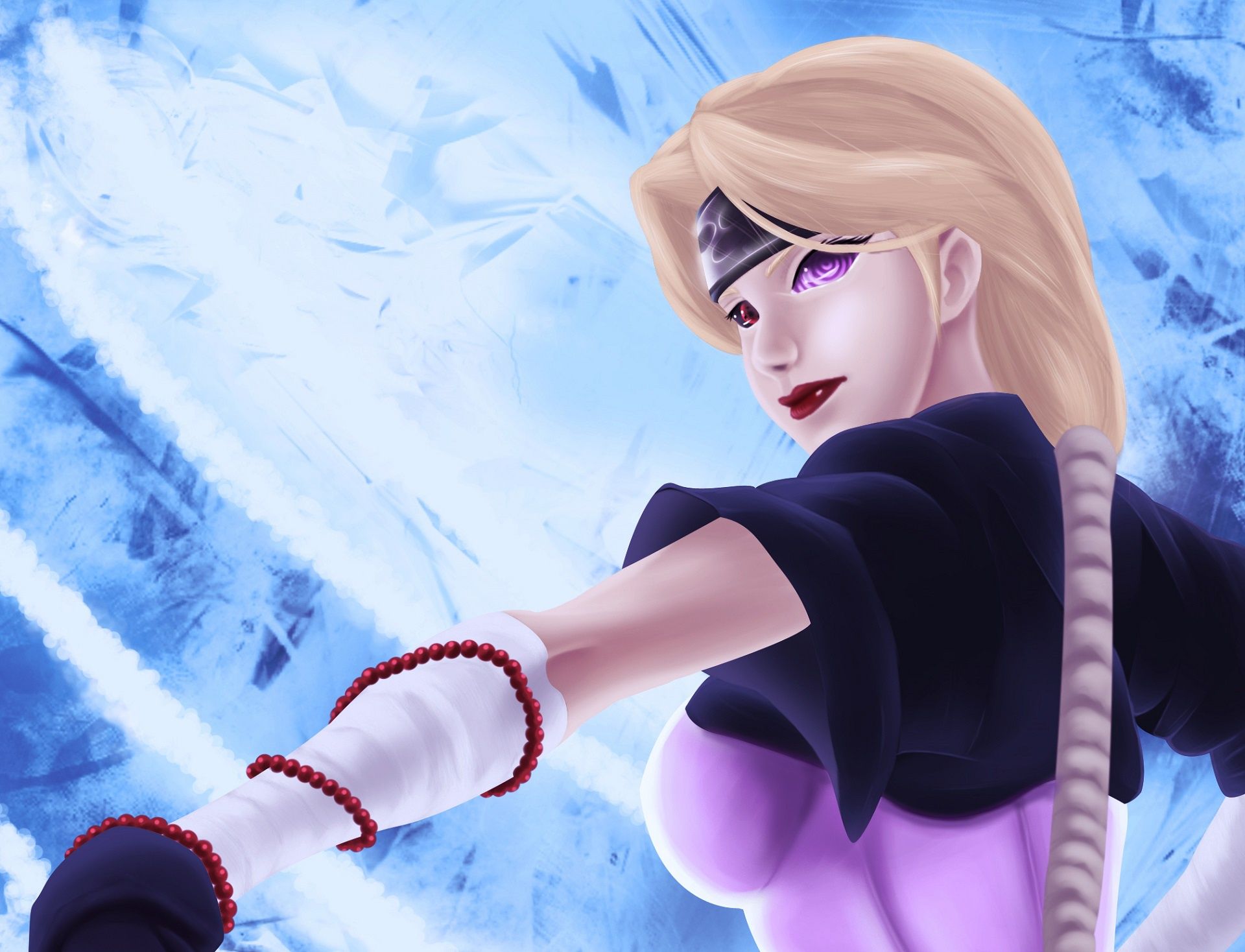 1920x1468 Wallpaper Naruto, , jinchuuriki, Eterna Jehuty, Nii Yugito, Bjuu Mode for mobile and desktop, section сёнэн, resolution 1920x1468