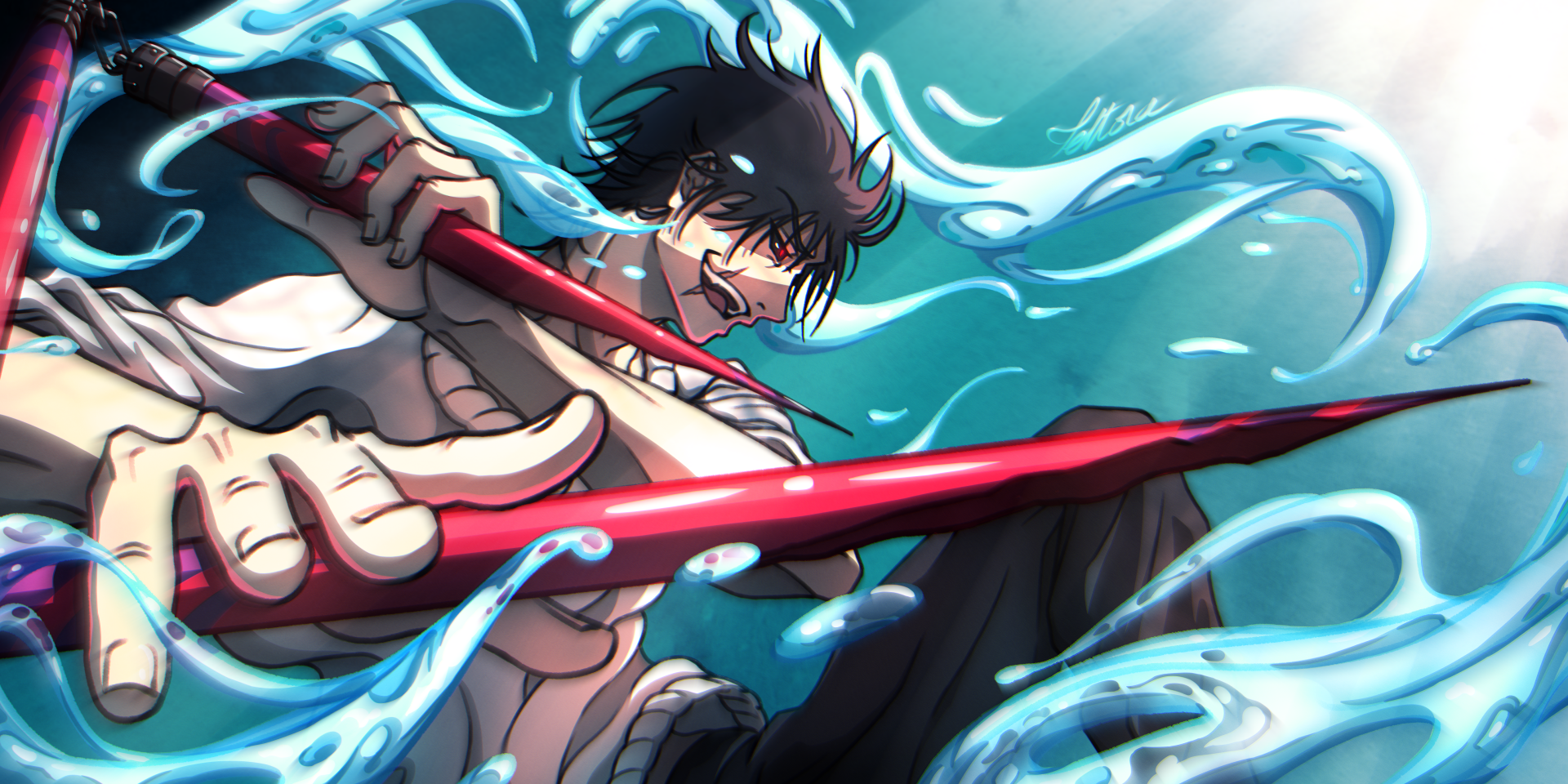 1920x960 Toji Fushiguro 4K Ultra HD. Jujutsu Kaisen Anime Wallpaper