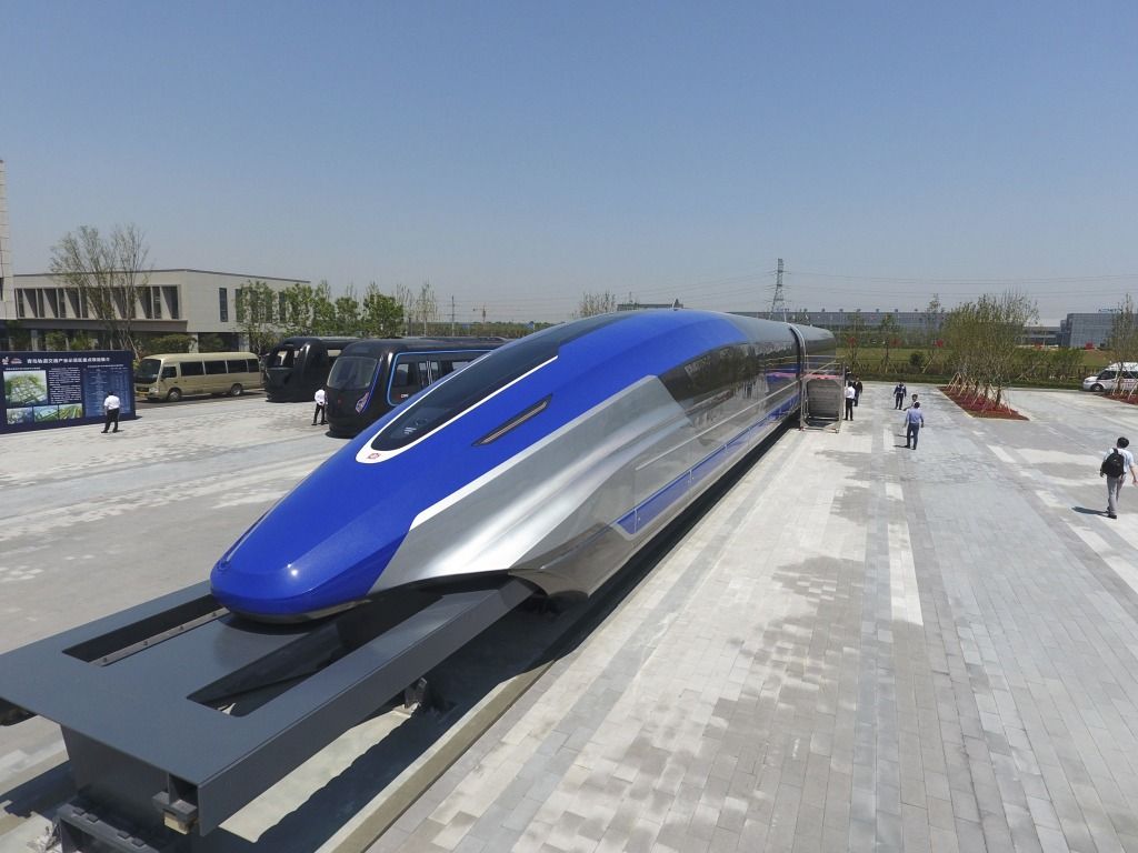 1024x768 China's New High Speed Train Will 'float' Over Tracks To Hit 370 Miles An Hour