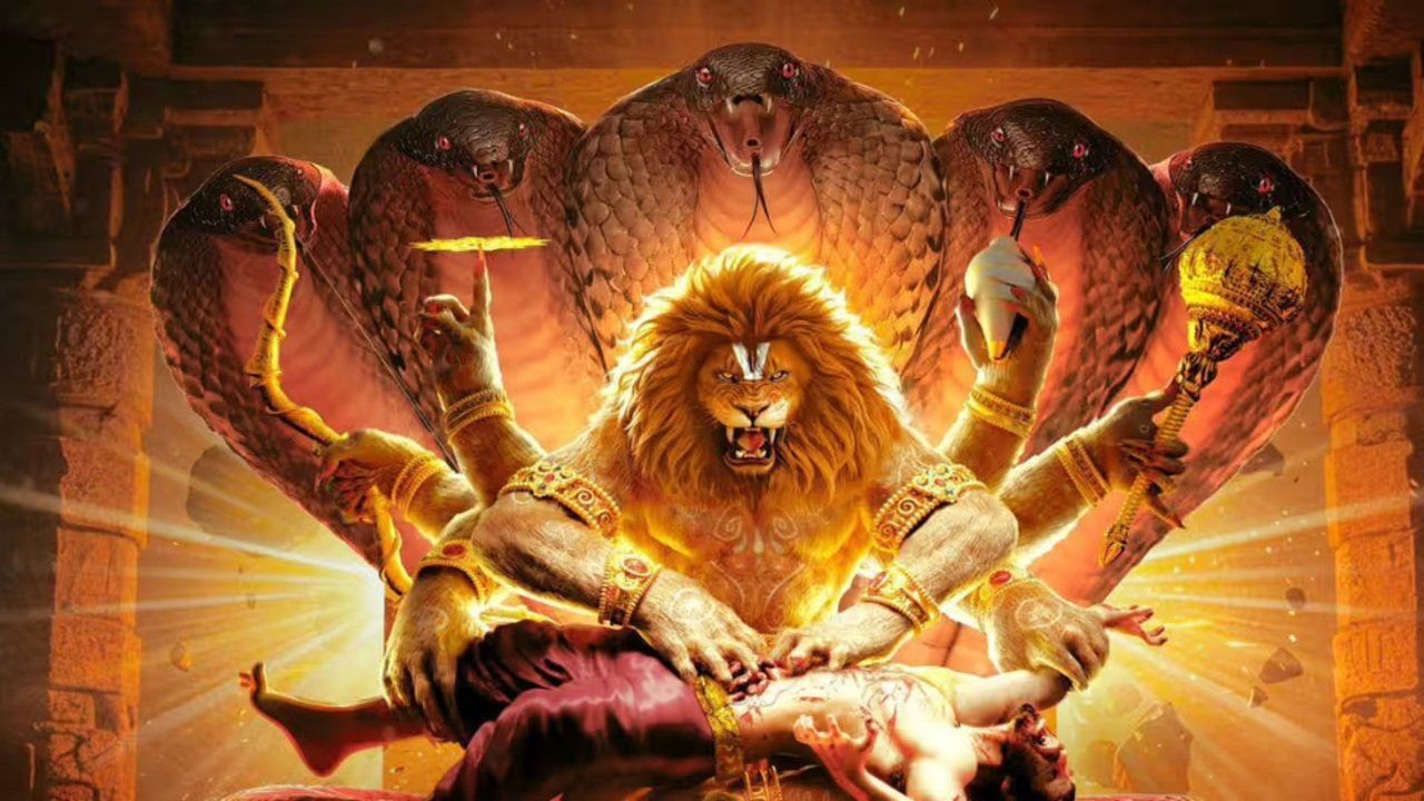 1280x720 Mahavatar Narsimha, covers, wallpaper