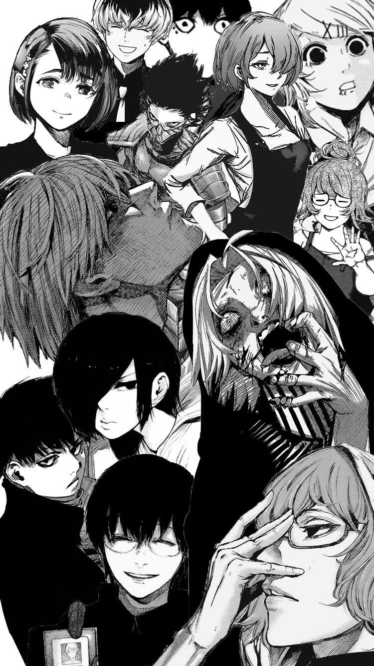 750x1334 Tokyo ghoul collage that fits for IPhone lock screens: TokyoGhoul