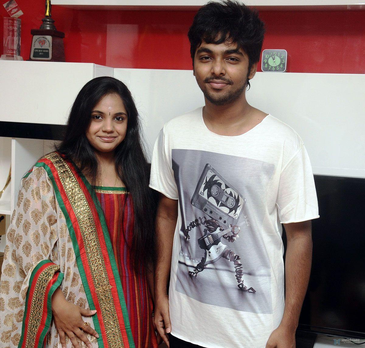 1200x1144 Gv Prakash Kumar Invites Ajith And Shalini For His, Download