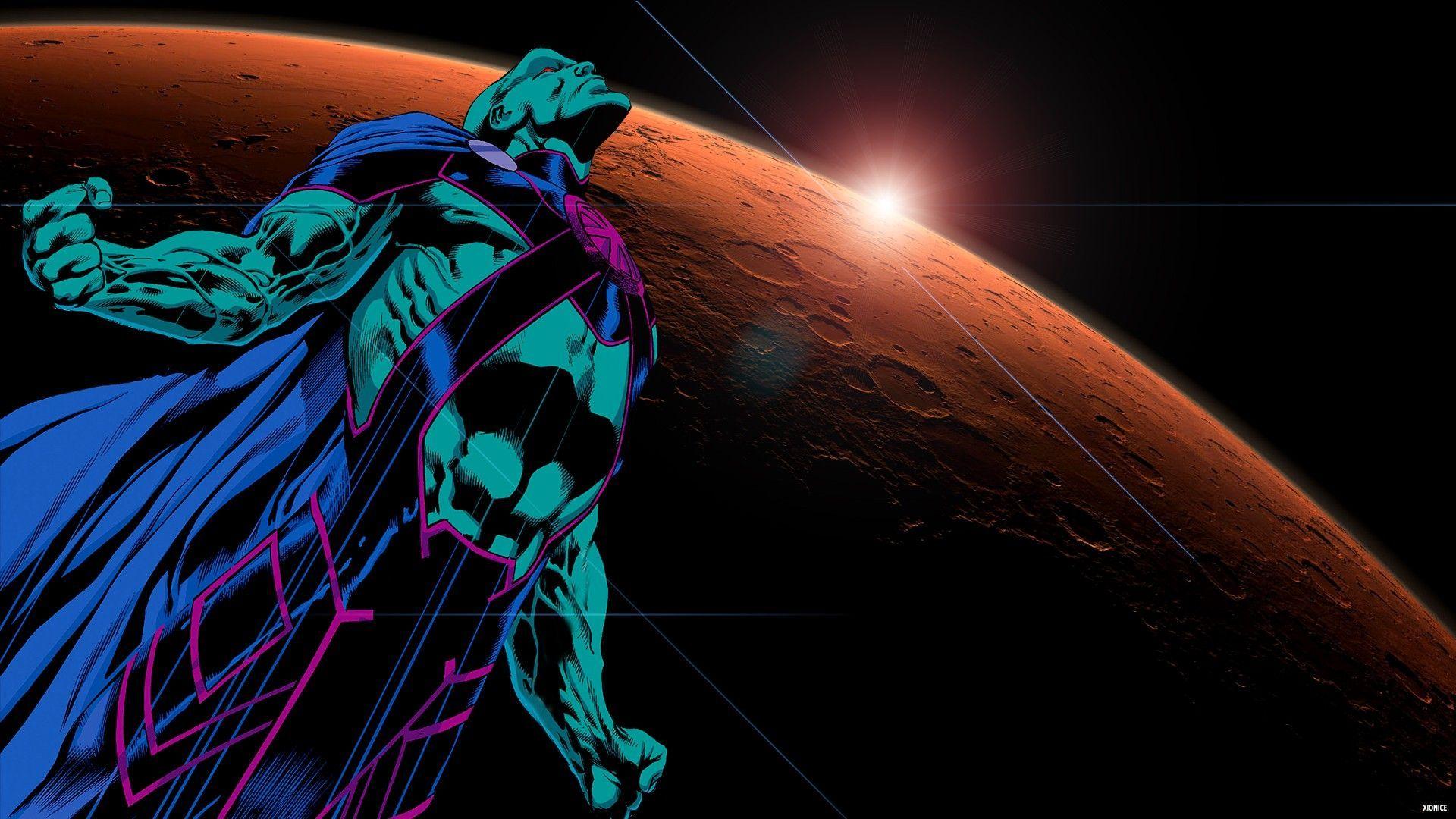 1920x1080 Martian Manhunter wallpaper. DC Universe wallpaper