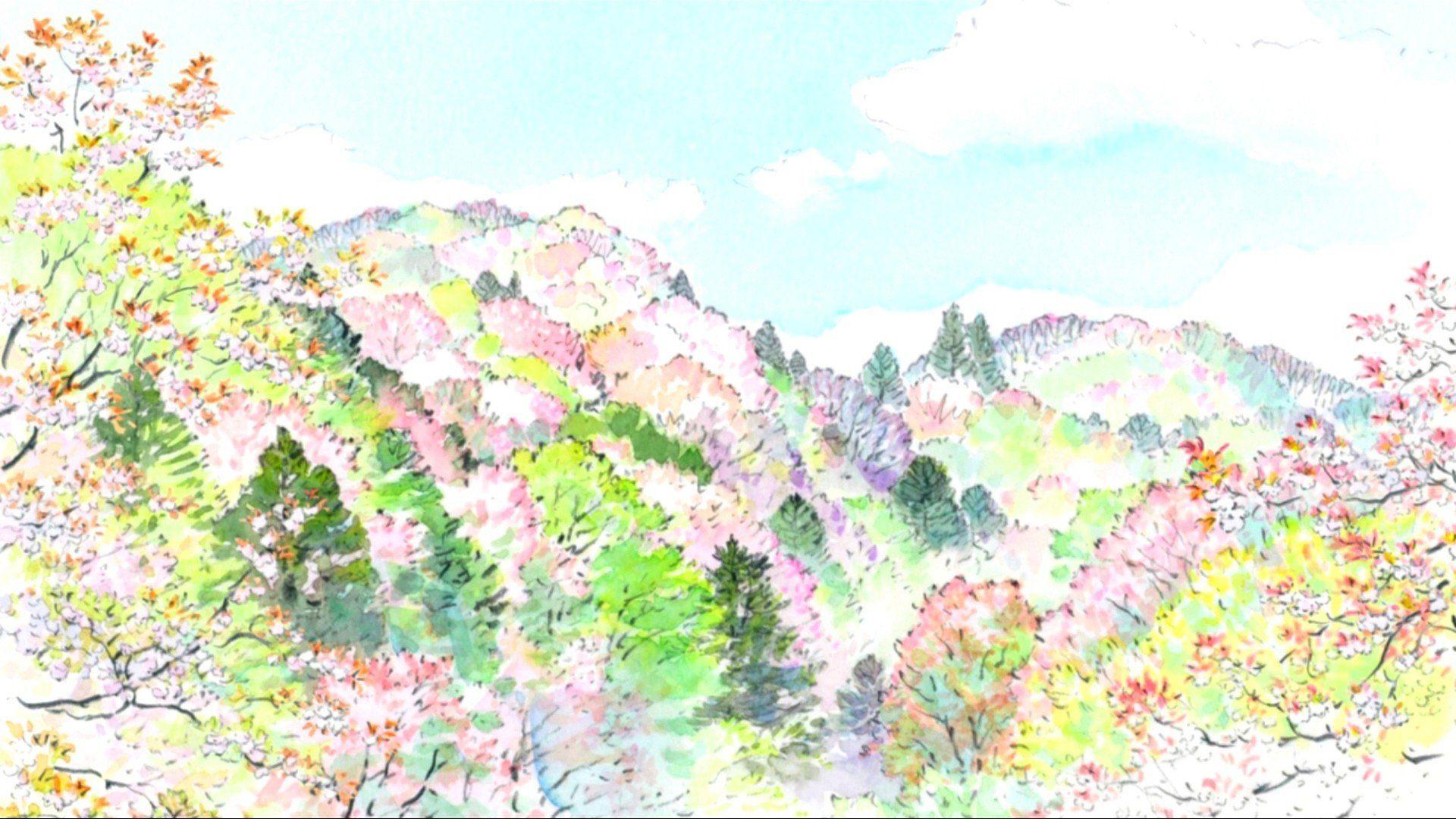 1920x1080 The Tale of Princess Kaguya, Princess, Kaguya, Animated movies