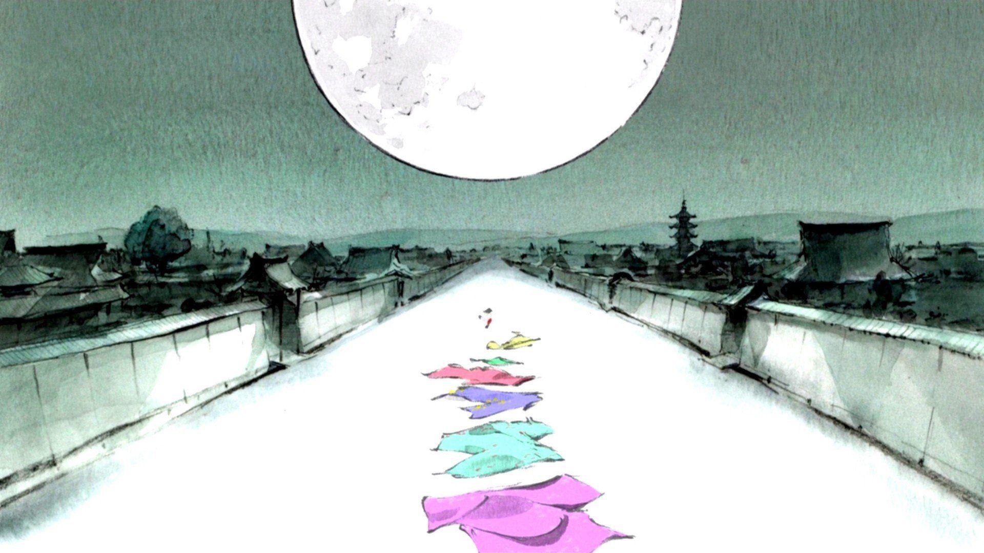 1920x1080 The Tale of Princess Kaguya, Princess, Kaguya, Animated movies