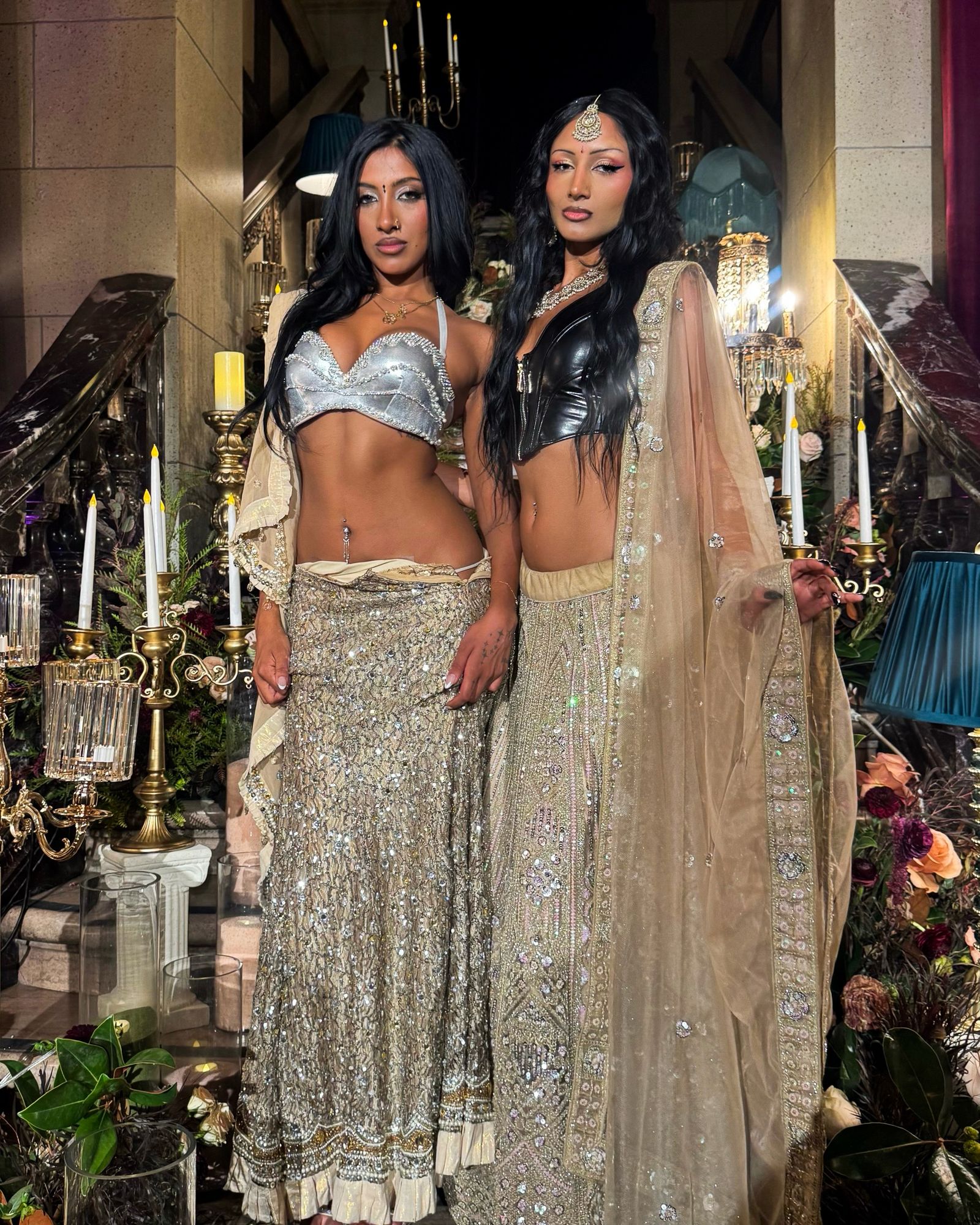 1600x2000 How Rhea Raj Got Ready for Lilly Singh's Diwali Bash With Sister Lara