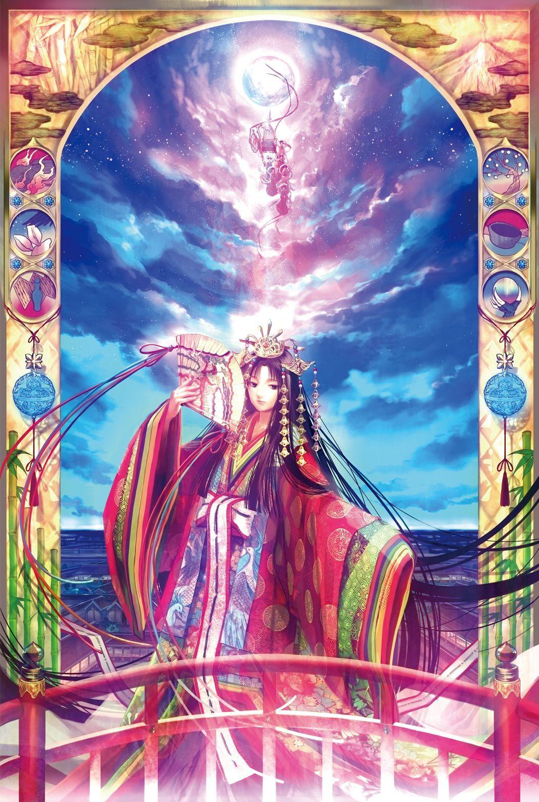 1050x1561 Princess Kaguya choko (Có hình ảnh). Nghệ thuật ảo ảnh, Cô
