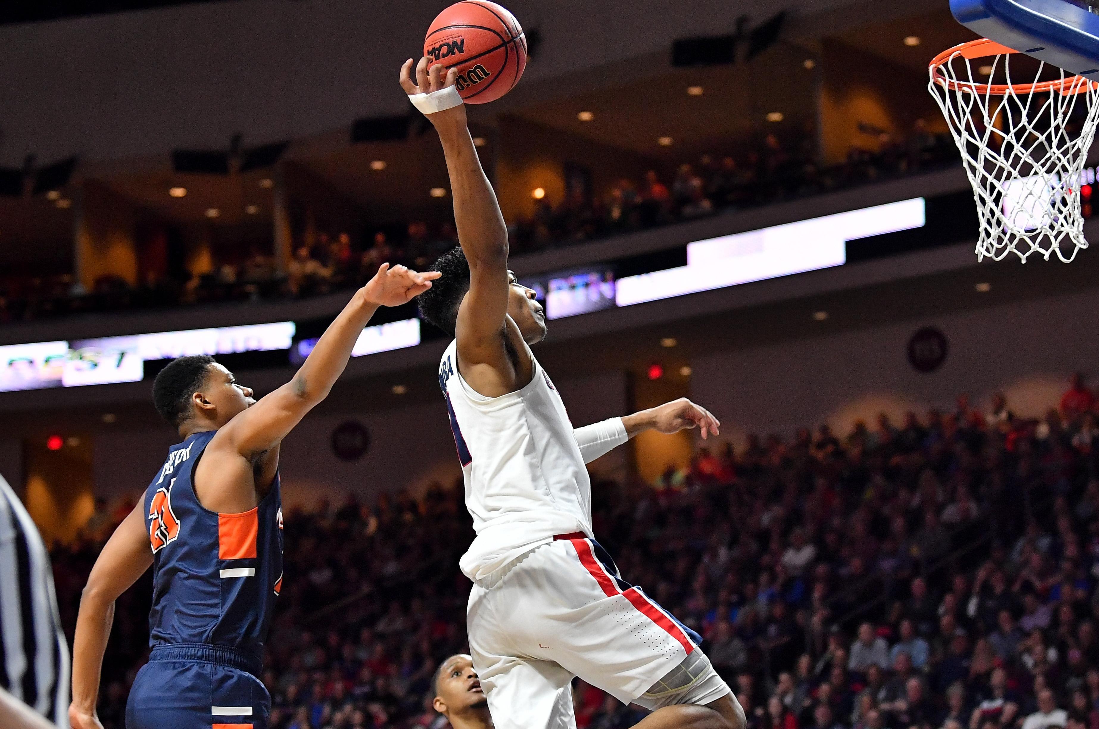 3691x2447 Gonzaga's Mark Few, Rui Hachimura and Brandon Clarke and WSU's