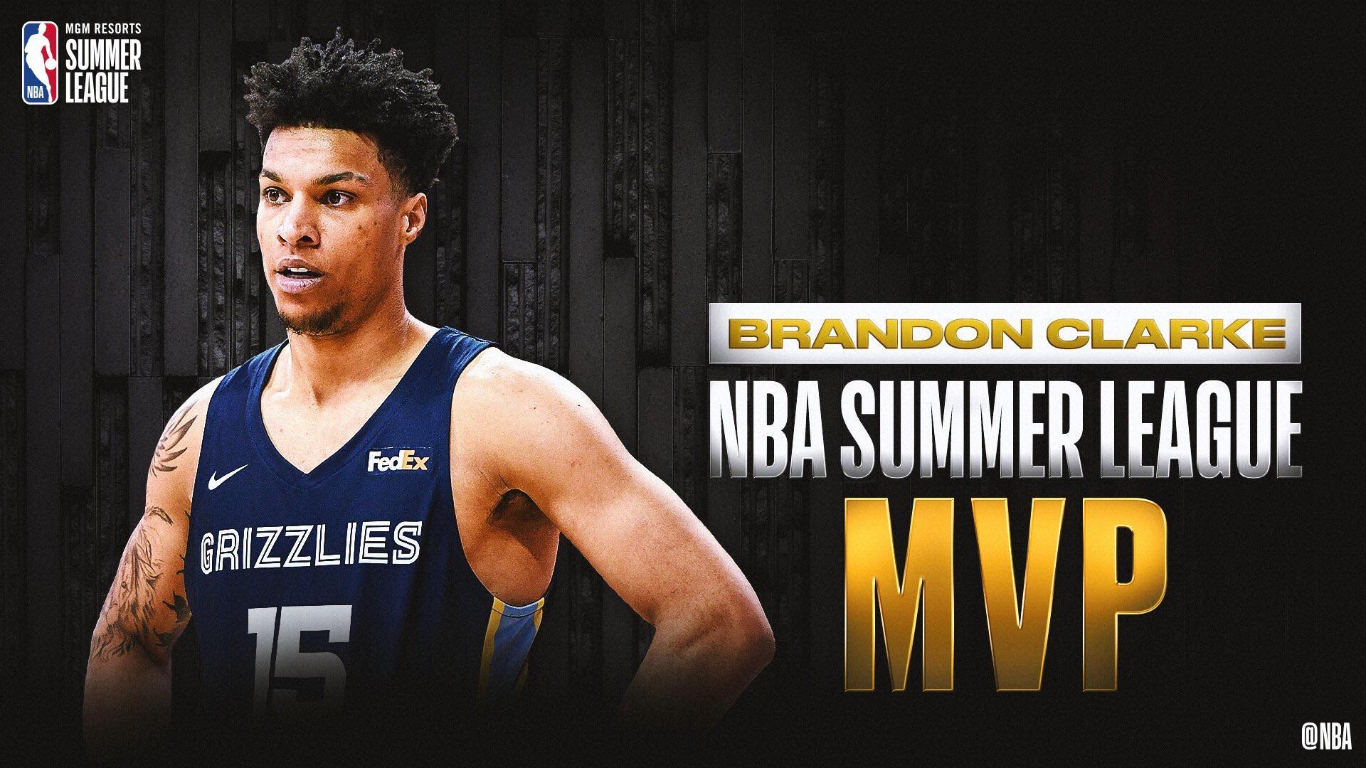 1920x1080 Brandon Clarke wins Summer League MVP. Still kinda salty we didn't