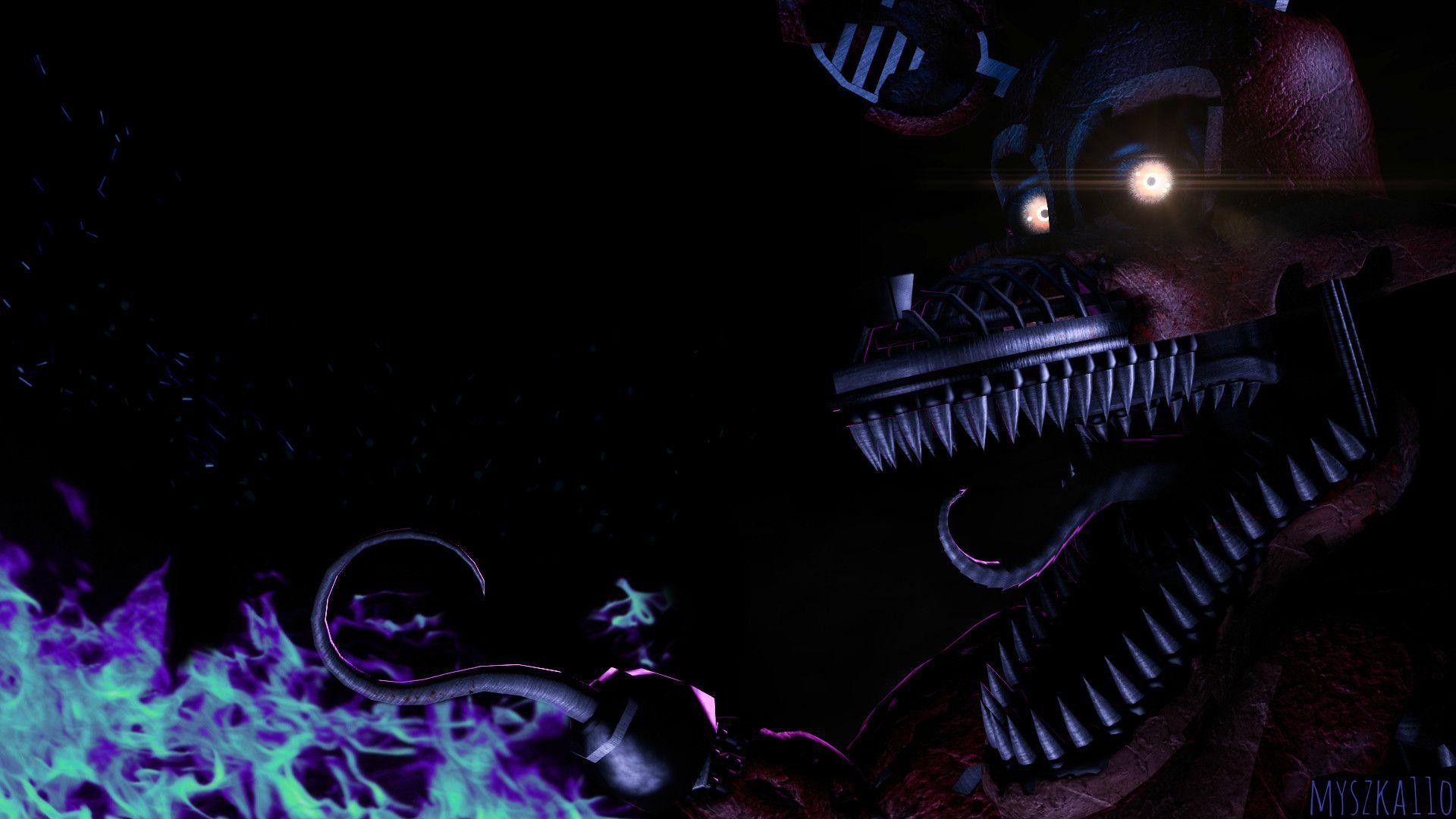 Nightmare Foxy wallpaper by purple_glitchfnaf - Download on ZEDGE