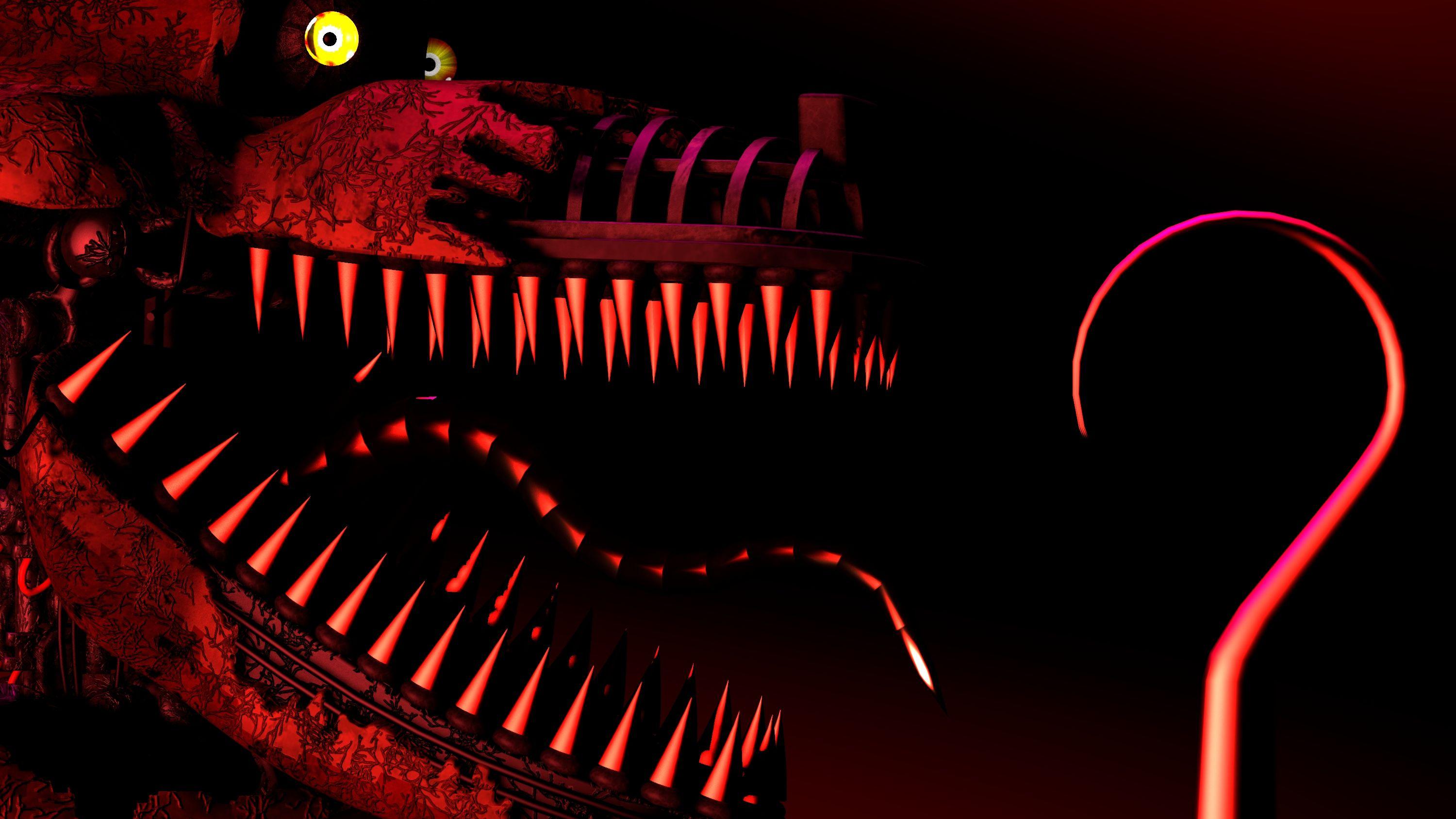 Nightmare Foxy Wallpapers Top Free Nightmare Foxy Backgrounds Wallpaperaccess