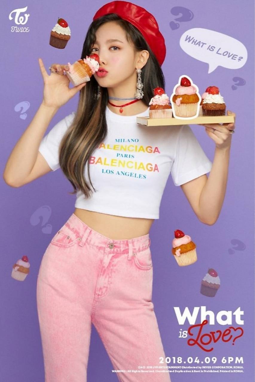 853x1280 WHAT IS LOVE Nayeon wallpaper