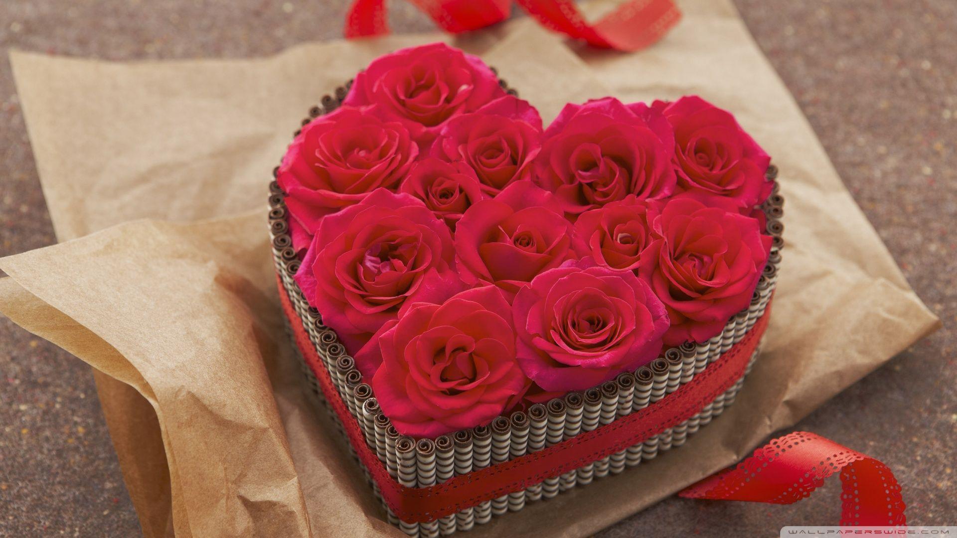 1920x1080 Download Heart Shaped Gift Wallpaper 1920x1080