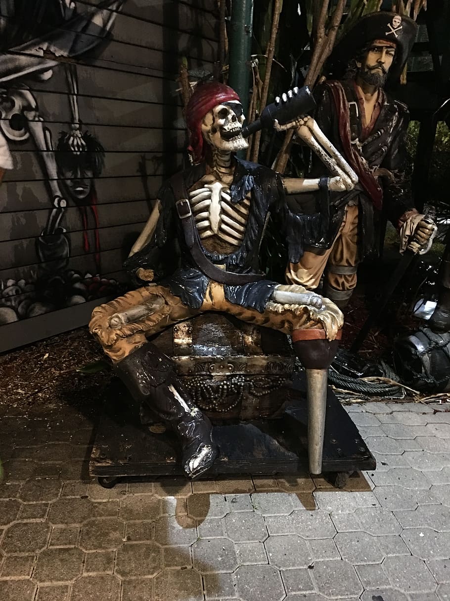 910x1213 HD wallpaper: pirate, beer, skeleton, peg leg, alcohol, drink, old, vintage