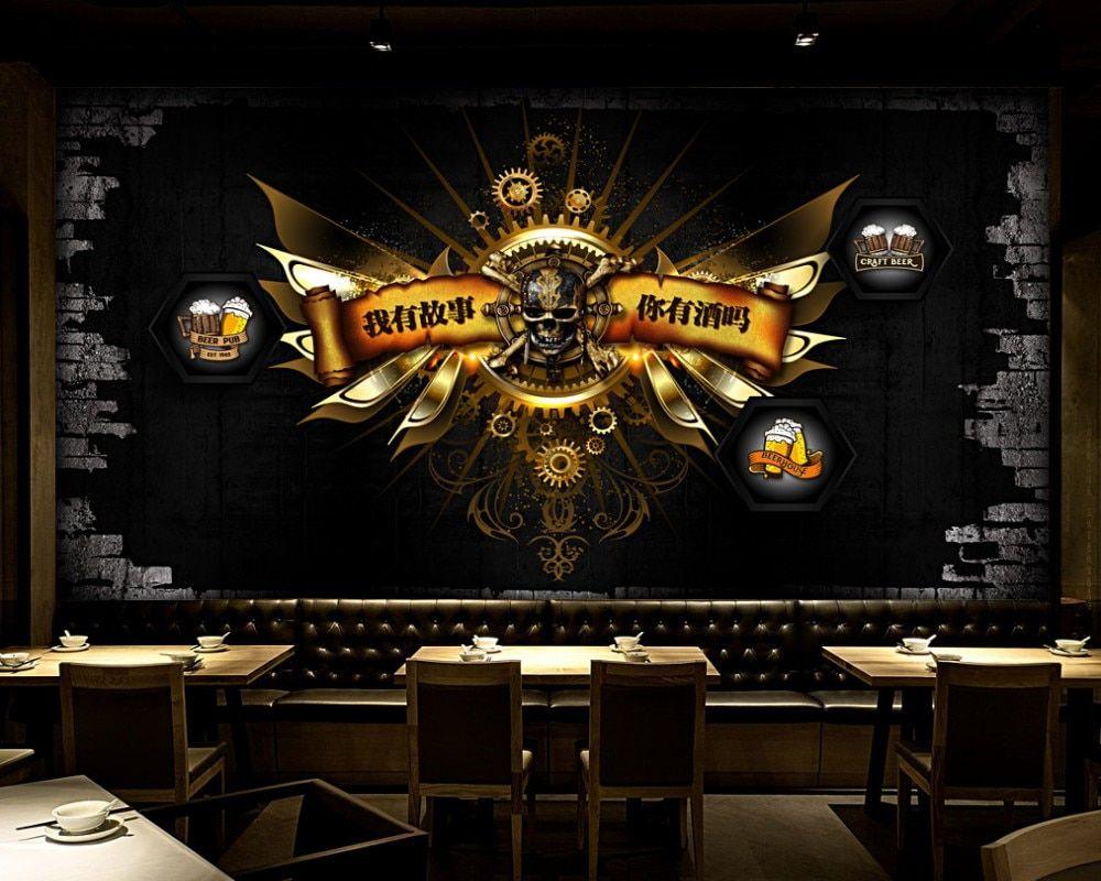 1000x800 Free Shipping Vintage I Have A Story You Have Wine Beer Bar Wall