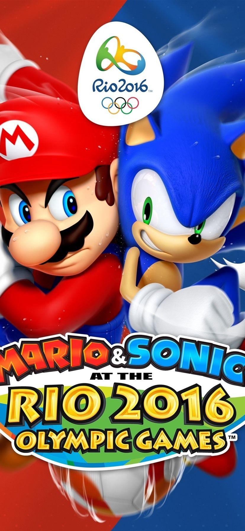 828x1792 Mario And Sonic At The Rio 2016 Olympic Games 1080x1920 IPhone 8 7 6 6S Plus Wallpaper, Background, Picture, Image