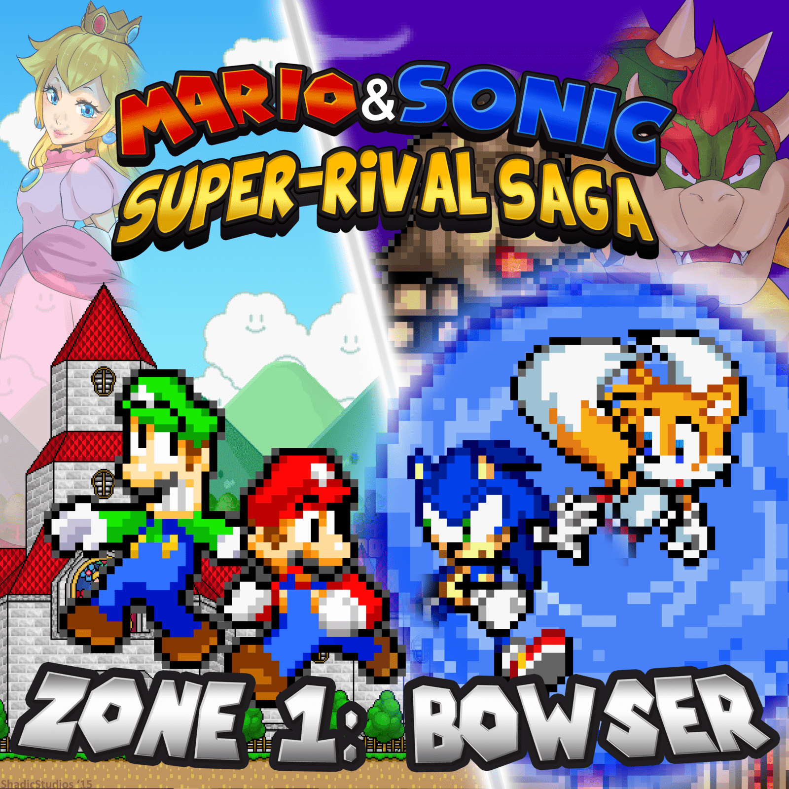 1600x1600 Sonic Saga Wallpaper. Mario Sonic