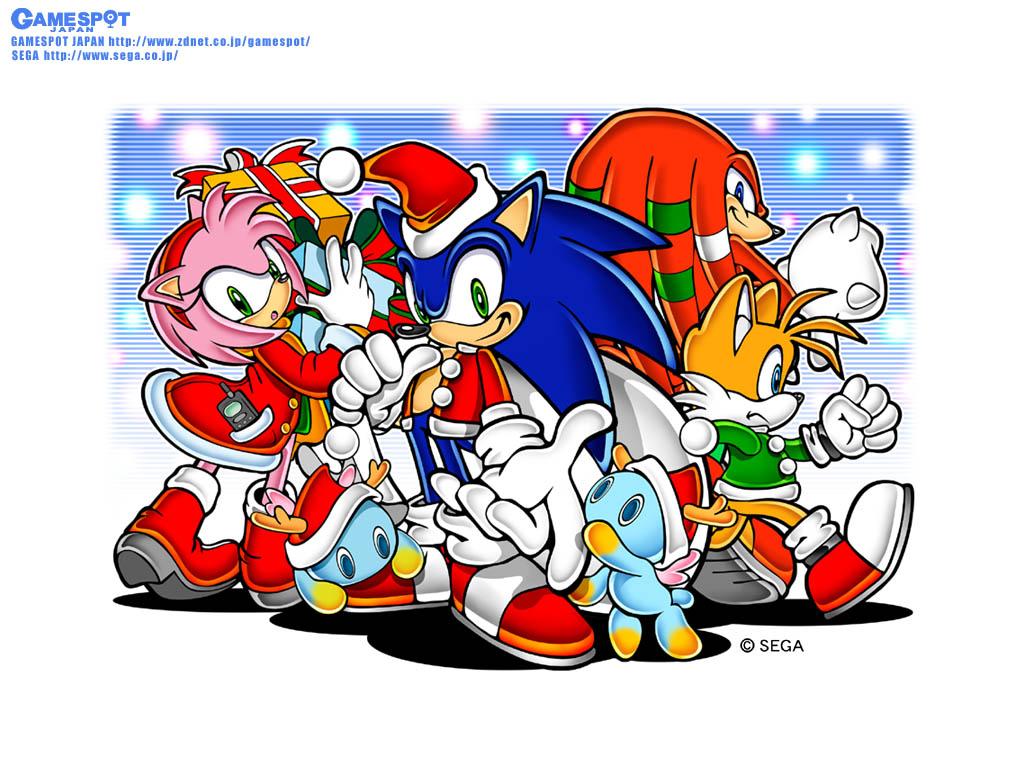 1024x768 Shadow of a Hedgehog ./ Desktop ./ Sonic Adventure Winter