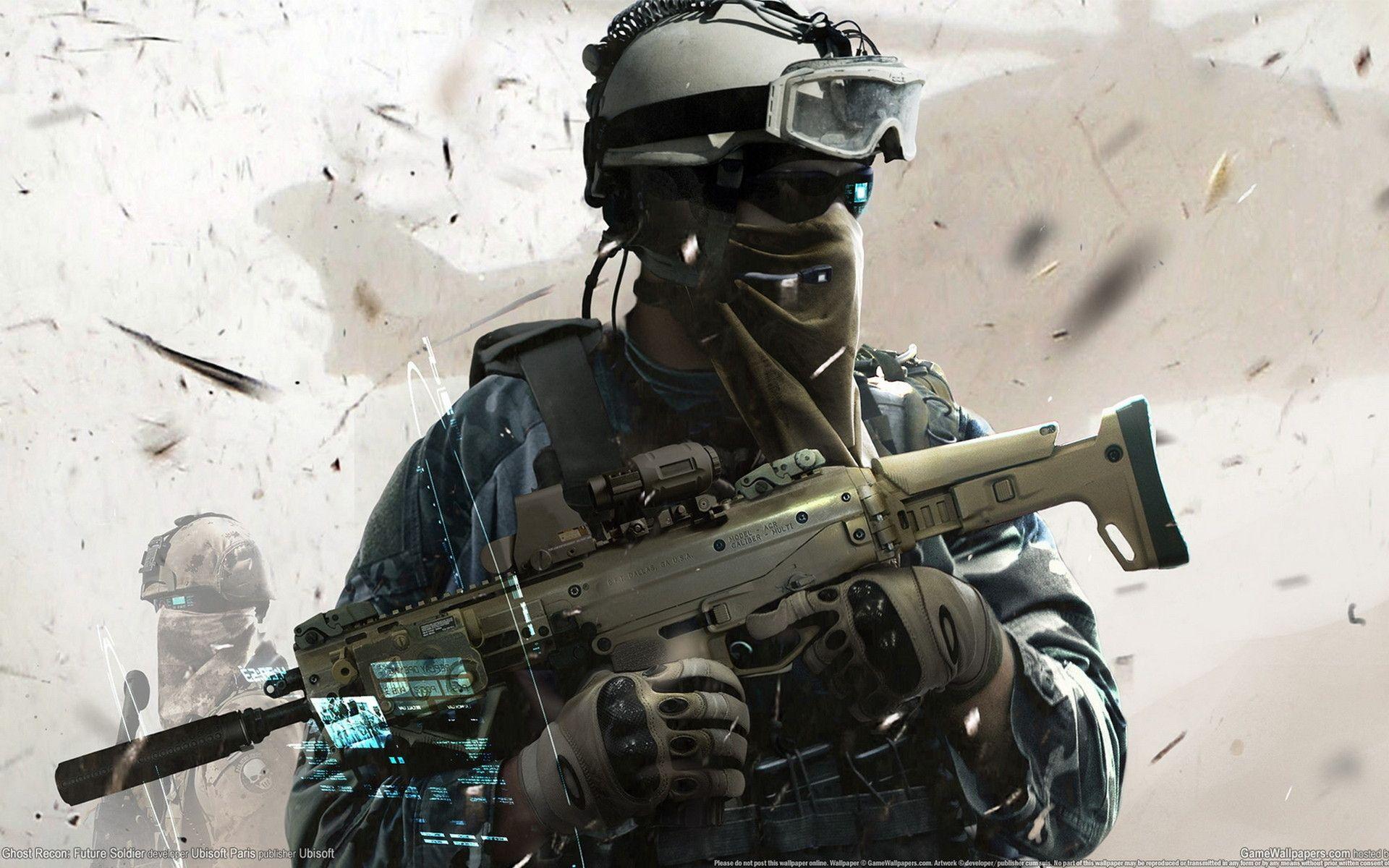 1920x1200 American Soldier Wallpaper