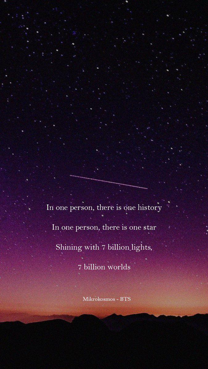 675x1200 BTS Lyrics ⁷ billions worlds Mikrokosmos