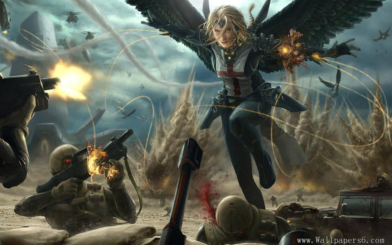 1280x800 Woman Soldier Beautiful Woman Soldier Free Wallpaper Download