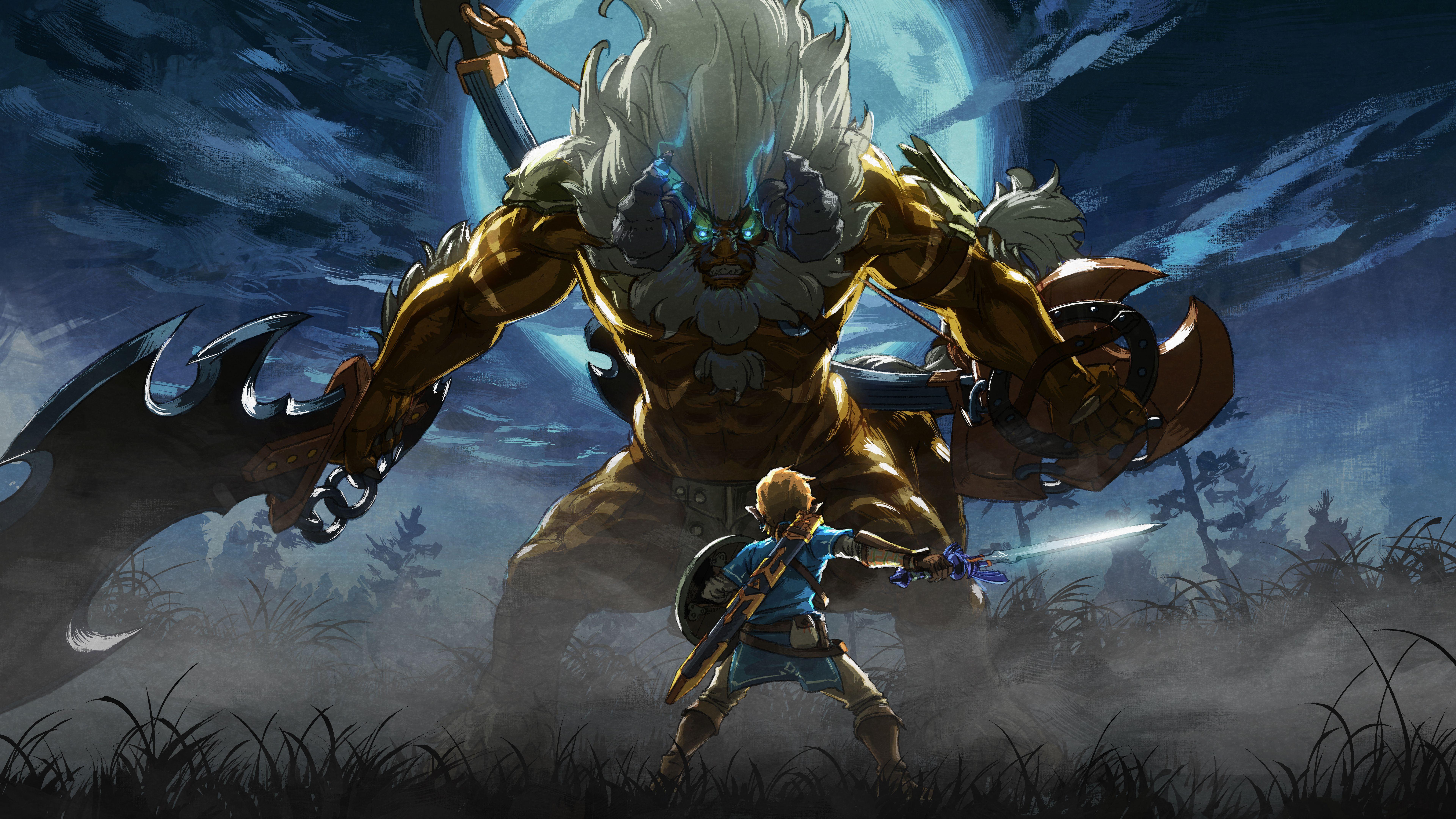 7680x4320 Wallpaper The Master Trials, The Legend of Zelda: Breath