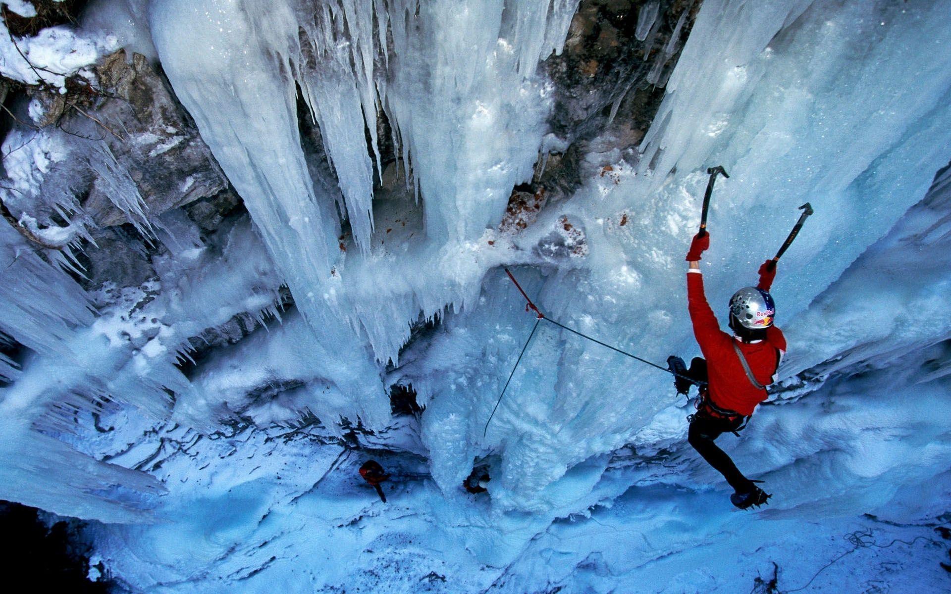 1920x1200 Mountain Climbing. Ice climbing, Sports action photography, Extreme sports