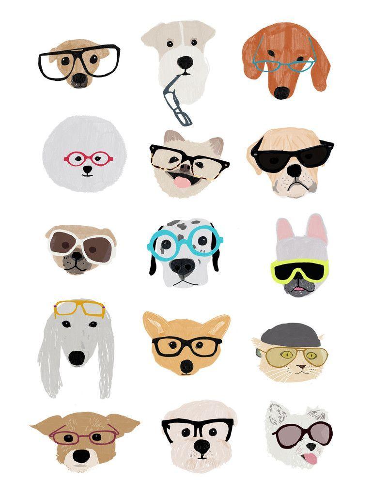 768x1024 qué lindooooo. Wallpaper & background. Dog with glasses