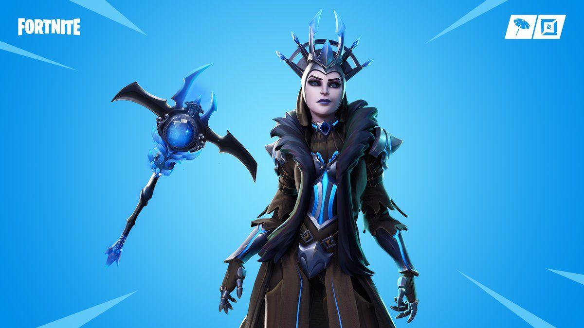 1200x675 Free download The Ice Queen Fortnite Skin Back Bling Pickaxe