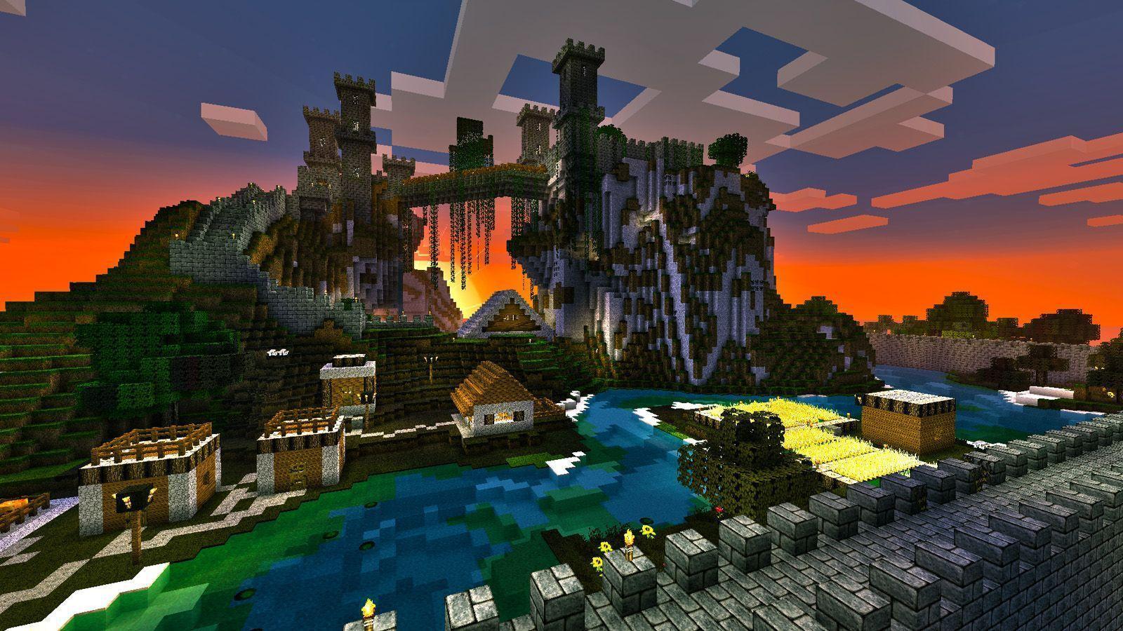 Featured image of post Minecraft Mansion Wallpaper