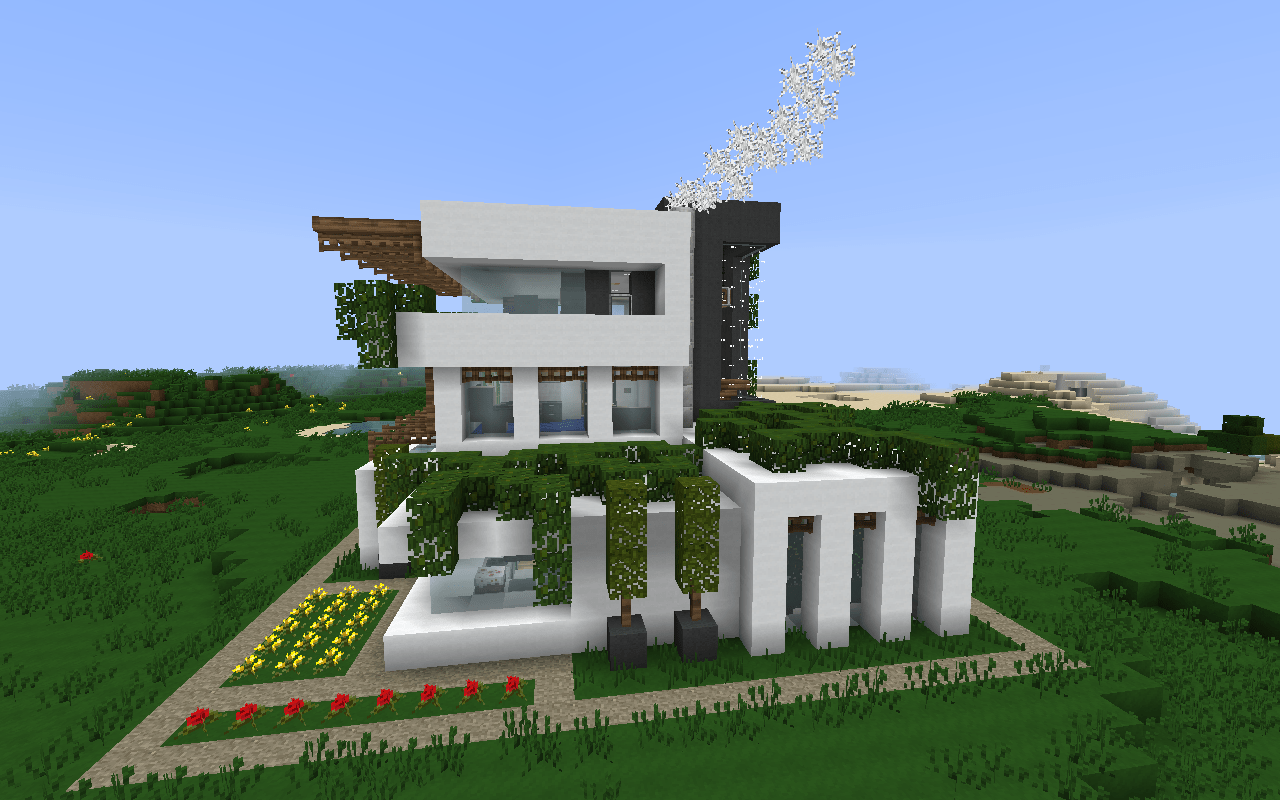 1280x800 Minecraft Ngôi nhà hiện đại Hình nền HD Tải xuống miễn phí - Minecraft Hi