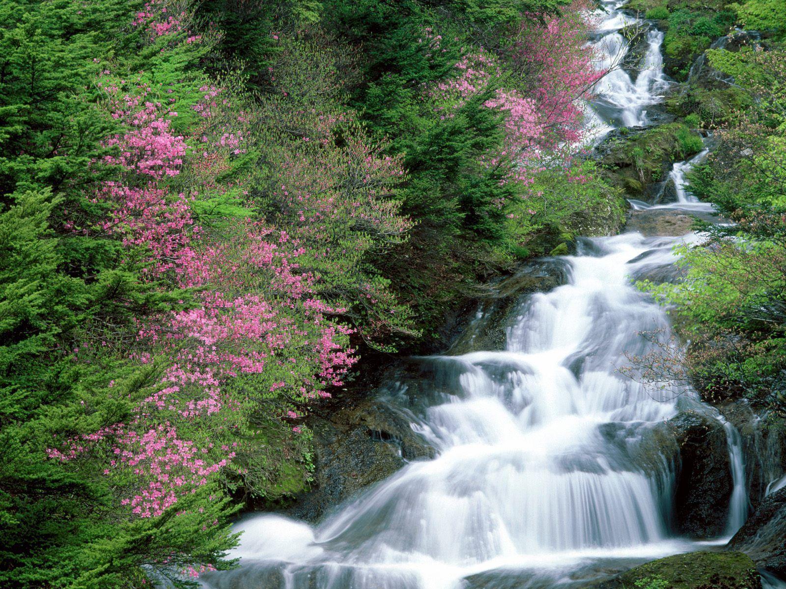 1600x1200 Mountains & Waterfalls & Waterfalls Wallpaper