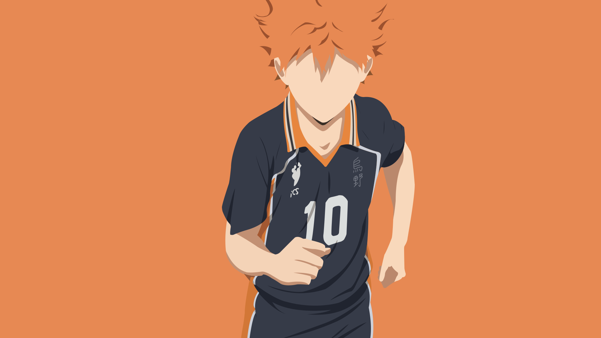 1920x1080 Shōyō Hinata from Haikyu!! Minimalist Wallpaper for Dekstoo HD Wallpaper