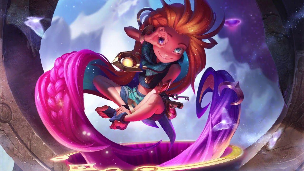 Winterblessed Zoe LoL Skin Splash Art 4K Wallpaper iPhone HD Phone #4281j