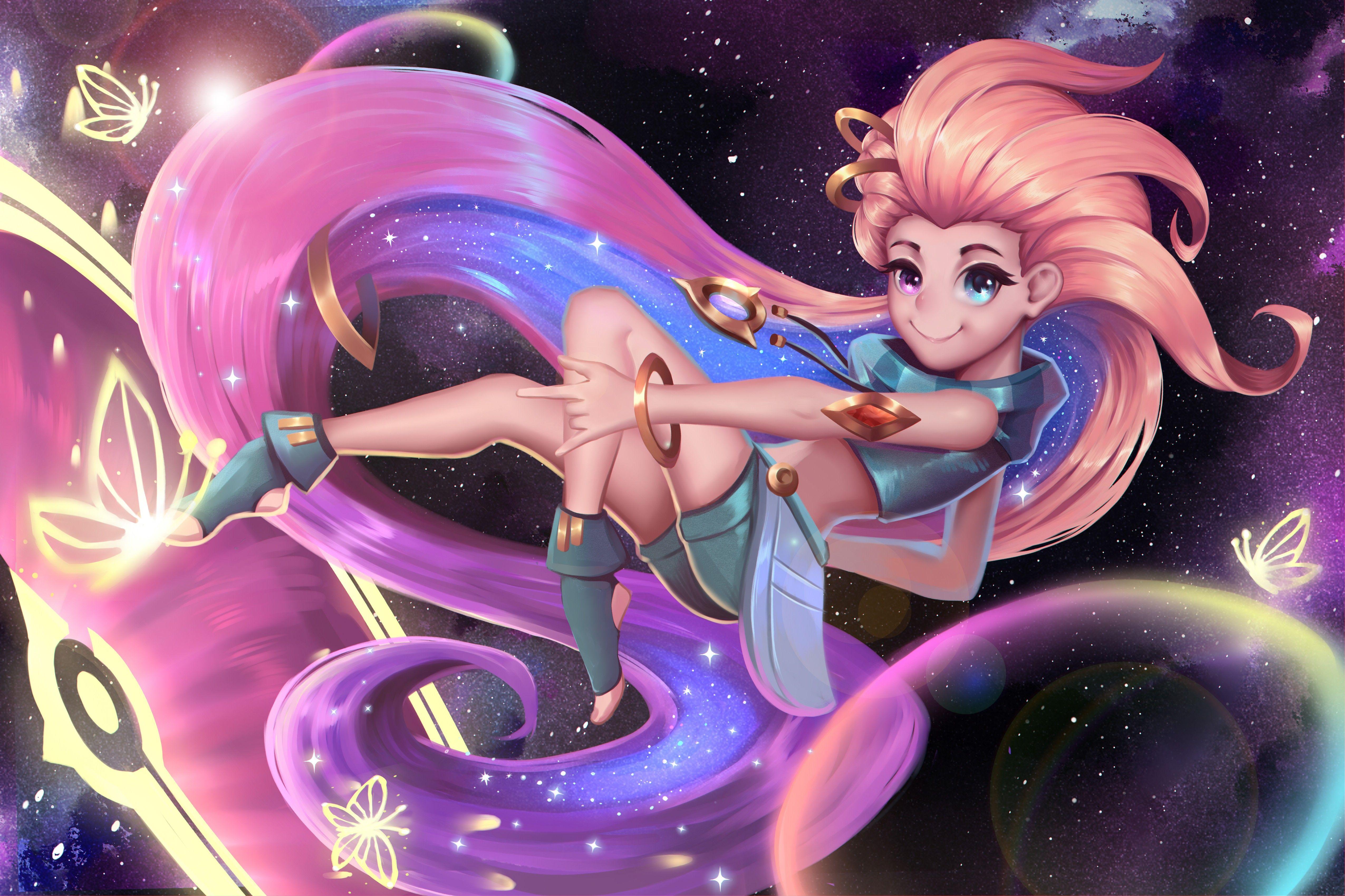 Zoe LoL Splash Art 4K Wallpaper #650