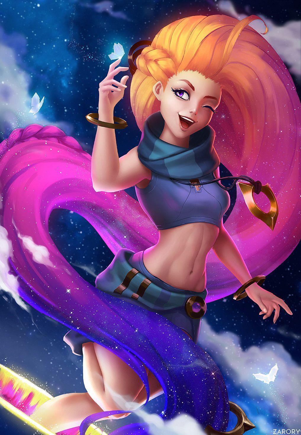1017x1469 Zoe by Casper Hansen. Lol league of legends, Champions league