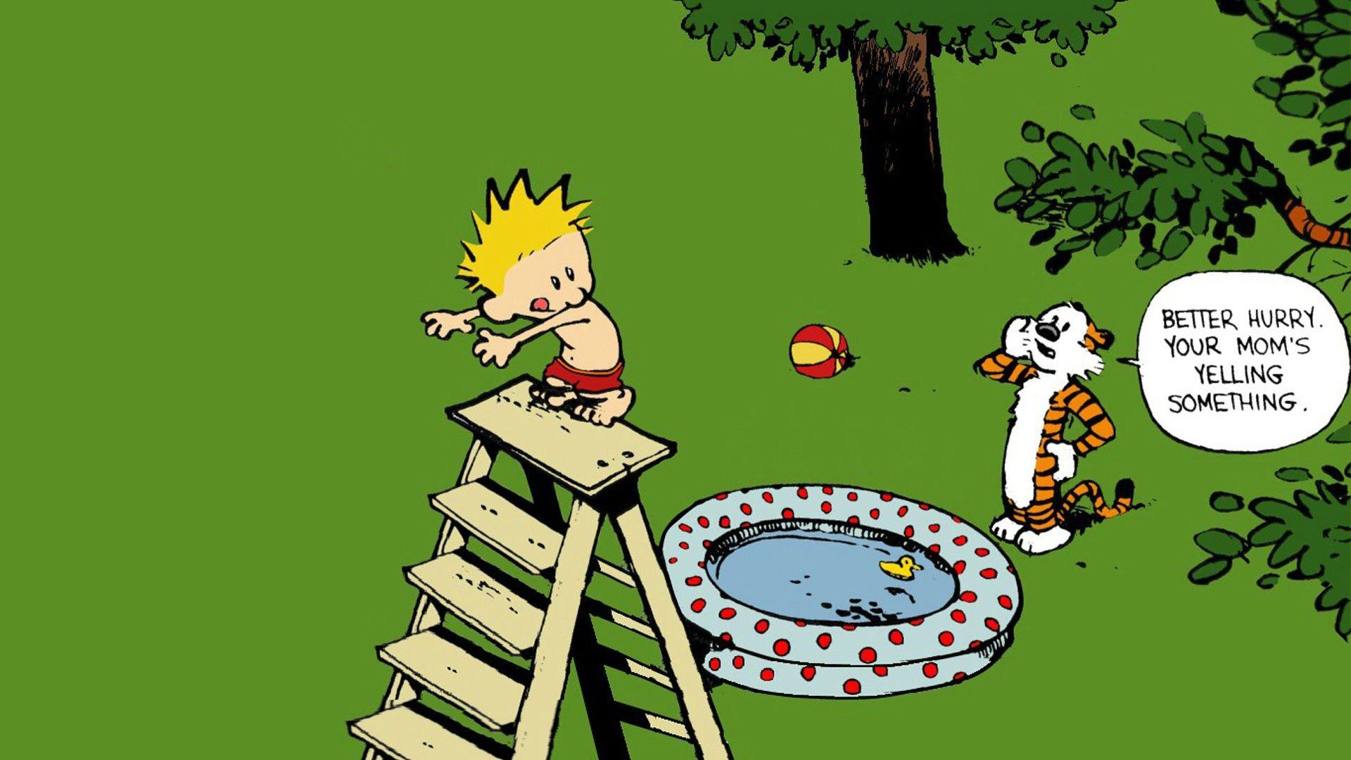 1920x1080 Calvin And Hobbes Wallpaper Pc Wallpaper